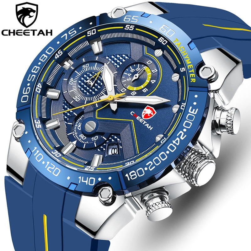 Luxury Brand Big Dial Watch Men Waterproof