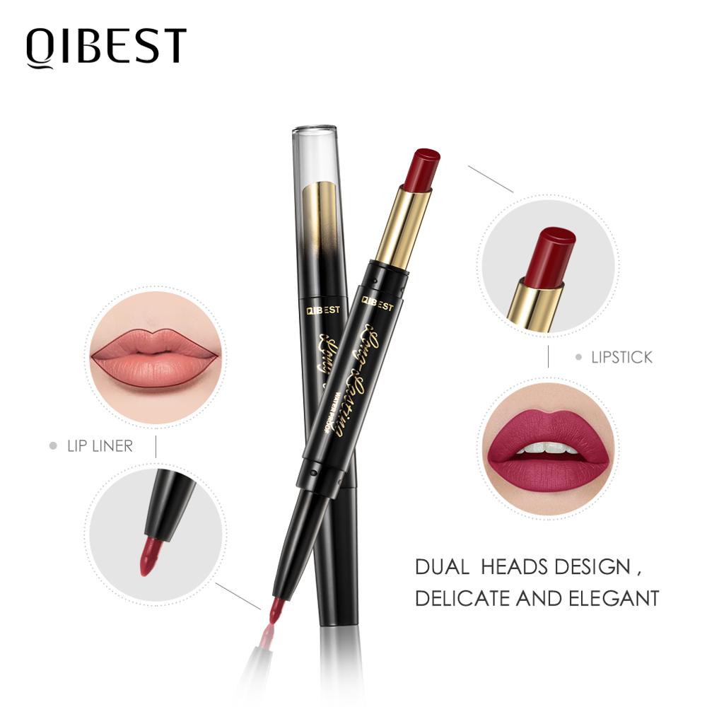 Waterproof Lipstick Pen 2 In 1 Lipstick Pen Lip Liner Lipstick Pencil