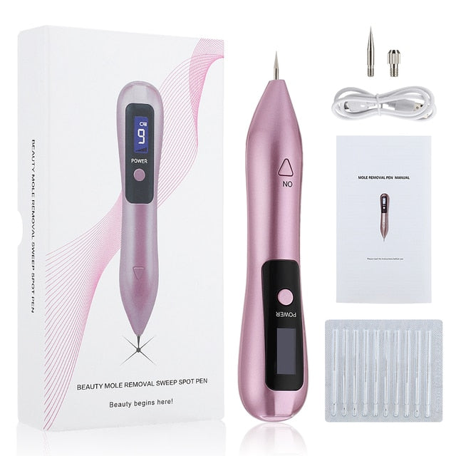 Newest Laser Plasma Pen Warts Tattoo Freckle Removal Sweep Mole Dark Black Spot Skin Tag Remover Face Beauty Machine 10 Levels