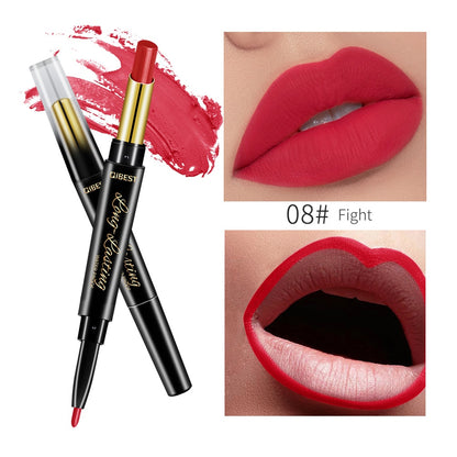 Waterproof Lipstick Pen 2 In 1 Lipstick Pen Lip Liner Lipstick Pencil