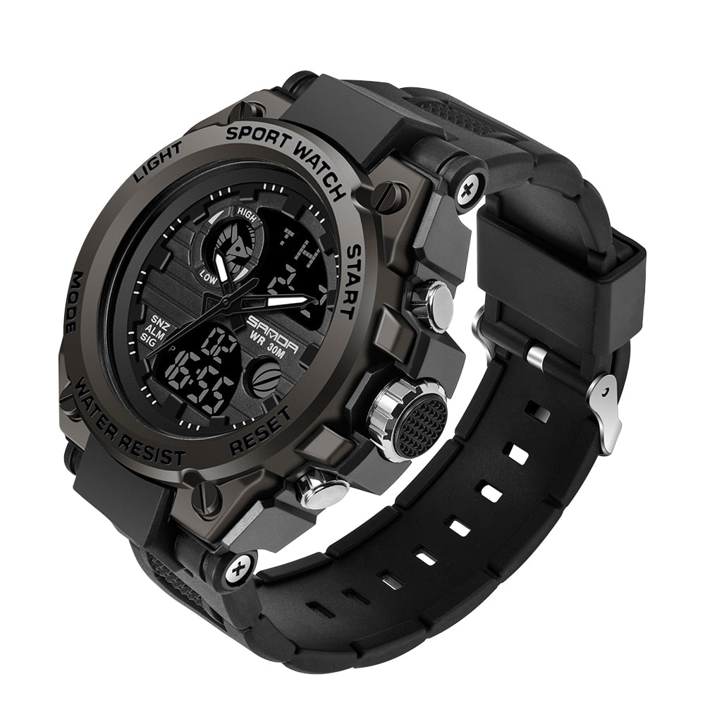 Quartz Watches Waterproof Shock Military Sport Watch