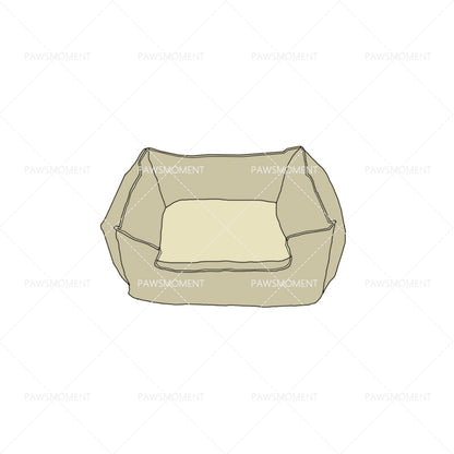 Pet Dog Beds for Small Dogs Leather Puppy Bed for Pomeranian Sofa House Poodles Nest Sleeping Warm Letter Print Bed PB0067