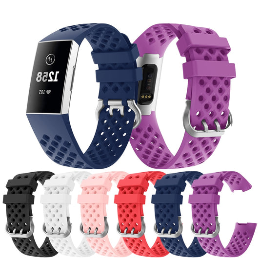 Silicone breathable wrist strap