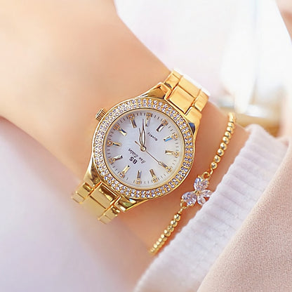 Wrist Watches Dress Gold Watch Crystal Diamond Watch