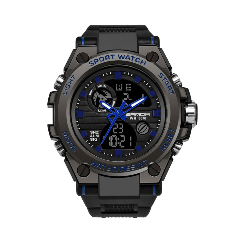 Quartz Watches Waterproof Shock Military Sport Watch