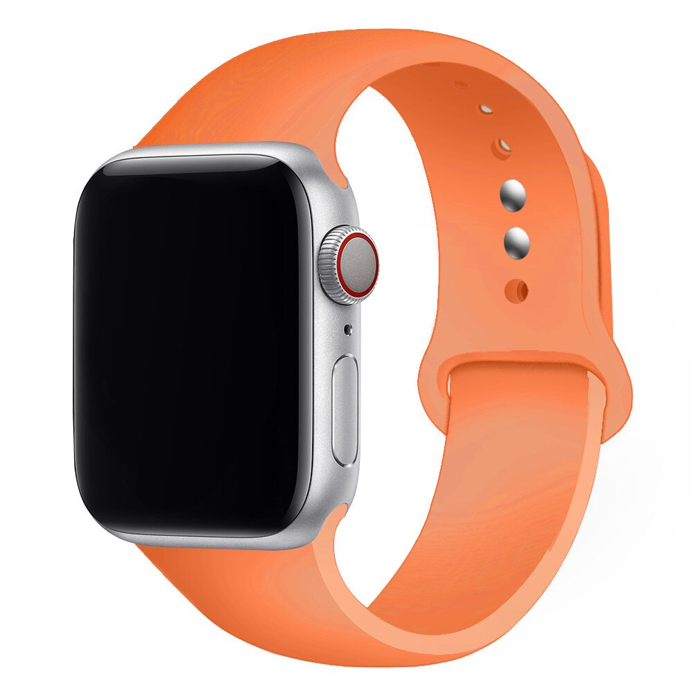 Silicone Strap For Apple Watch band