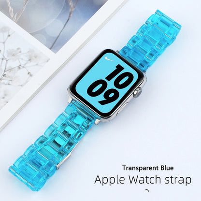 Transparent Resin Watch Band for Apple Watch