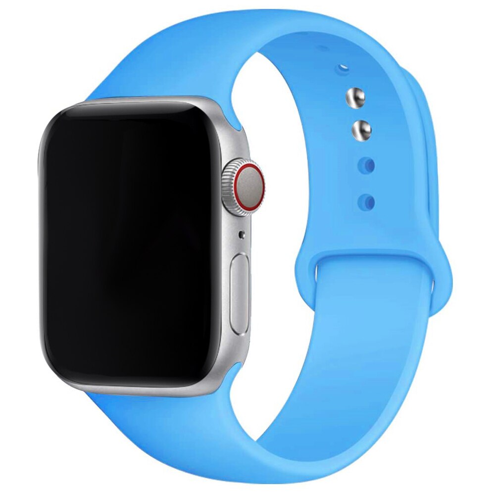 Silicone Strap For Apple Watch band