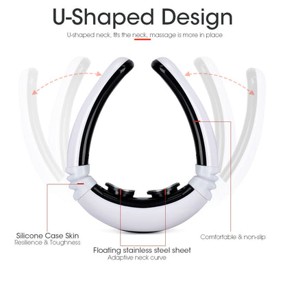 Electric Neck Back Pulse 6 Mode Power Control For Neck Physiotherapy