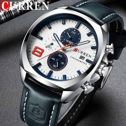 Waterproof Chronograph Sport Military Male Clock