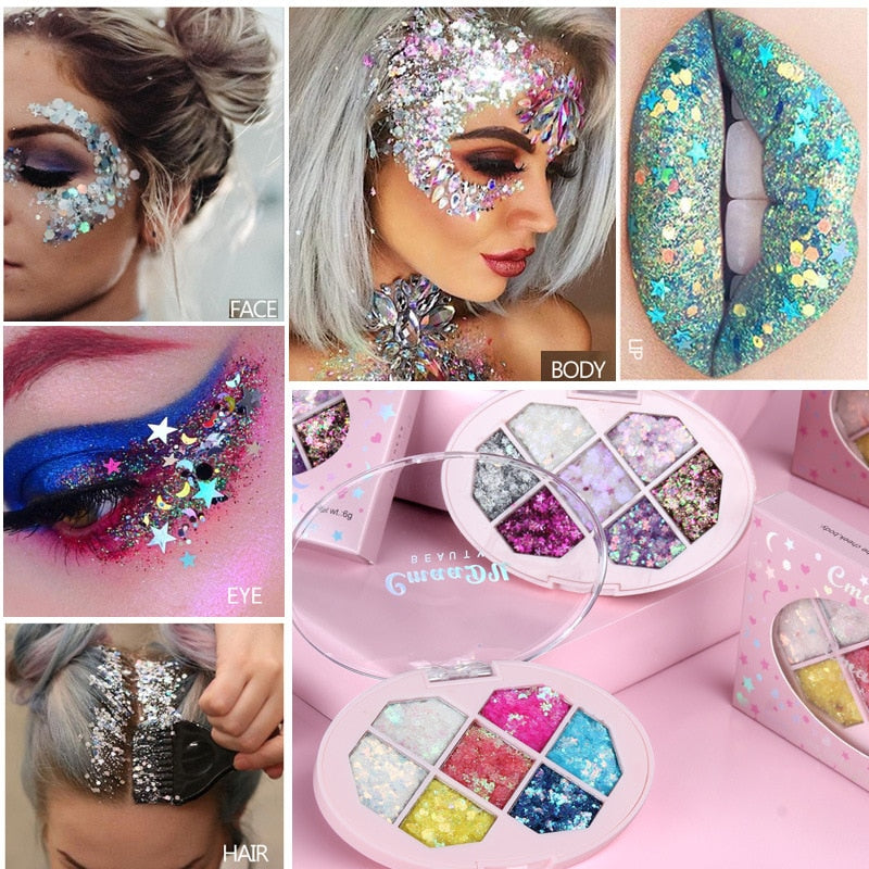 Waterproof Eye Makeup Sequin Makeup Decoration