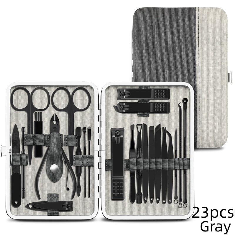 Professional Nail Cutter Pedicure Scissors Set Stainless Steel