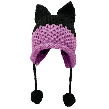 Cute Fox Ears Beanie Winter Warm