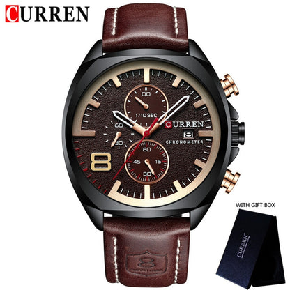 Waterproof Chronograph Sport Military Male Clock