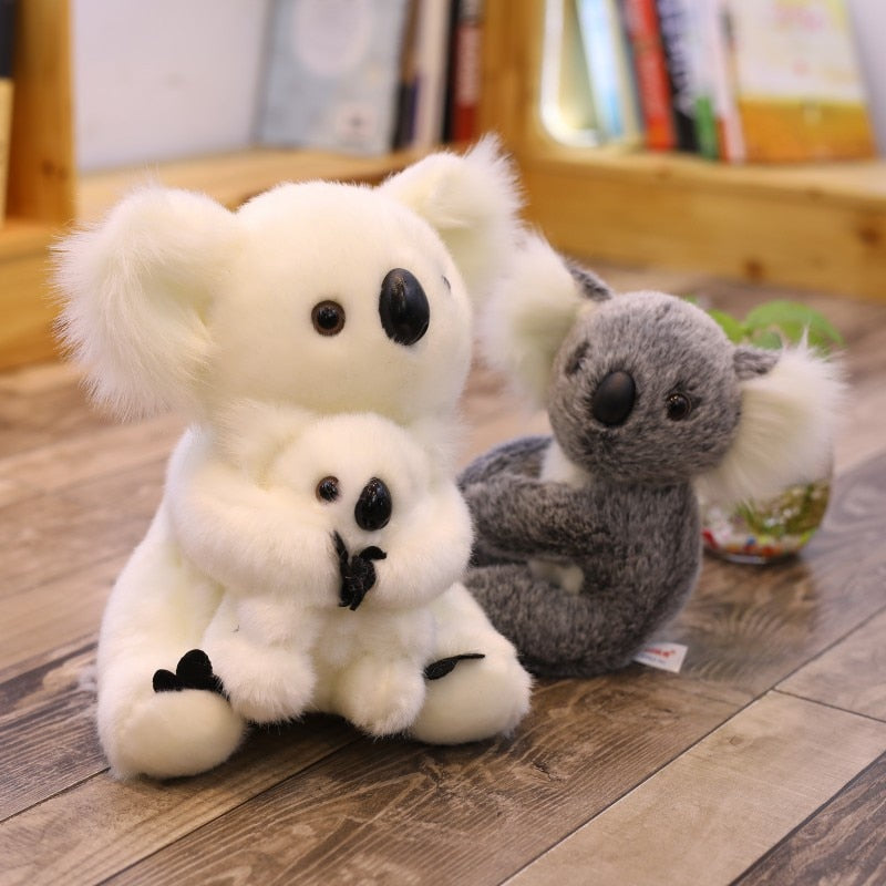 Super cute high simulation koala bear plush doll toy plush craft toy koala bear puppet Baby Accompany Doll birthday holiday gift