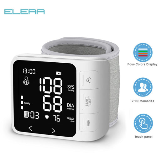 Wrist Blood Pressure Monitor Heart Rate