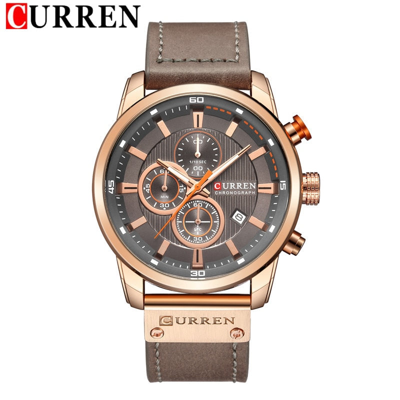 Waterproof Chronograph Sport Military Male Clock