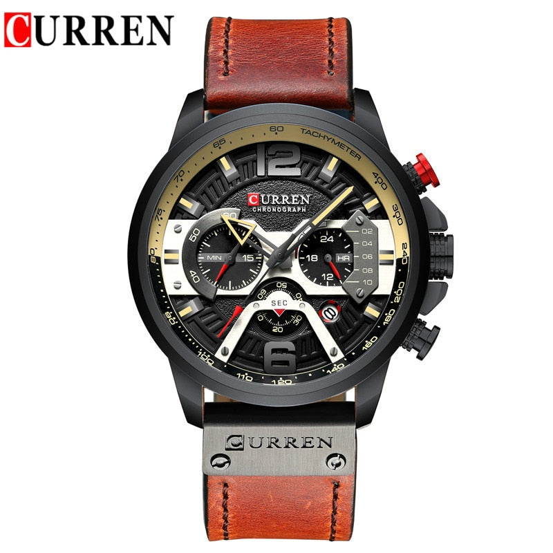 Waterproof Chronograph Sport Military Male Clock