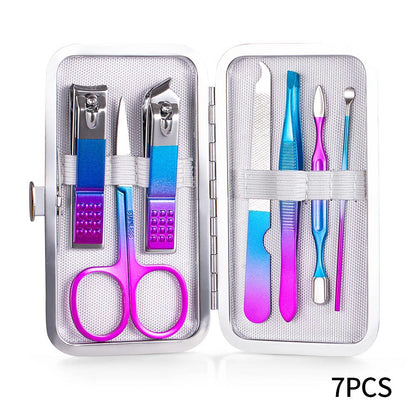 Professional Nail Cutter Pedicure Scissors Set Stainless Steel