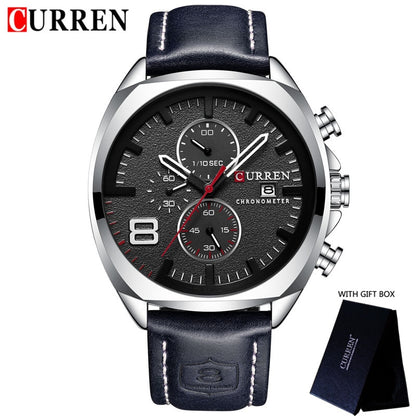 Waterproof Chronograph Sport Military Male Clock