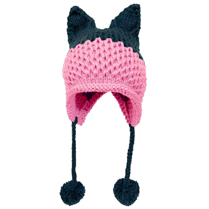 Cute Fox Ears Beanie Winter Warm