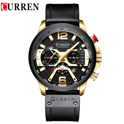 Waterproof Chronograph Sport Military Male Clock