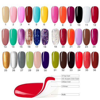 Nail Lamp UV Gel Nail Polish Kit Manicure Art Tool