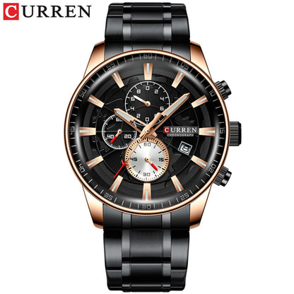 Waterproof Chronograph Sport Military Male Clock