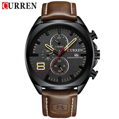 Waterproof Chronograph Sport Military Male Clock