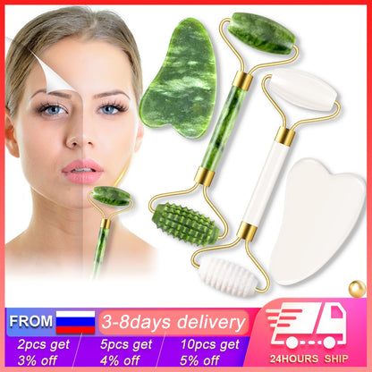 Massager For Face Care Jade Rollers Beauty Health Skin