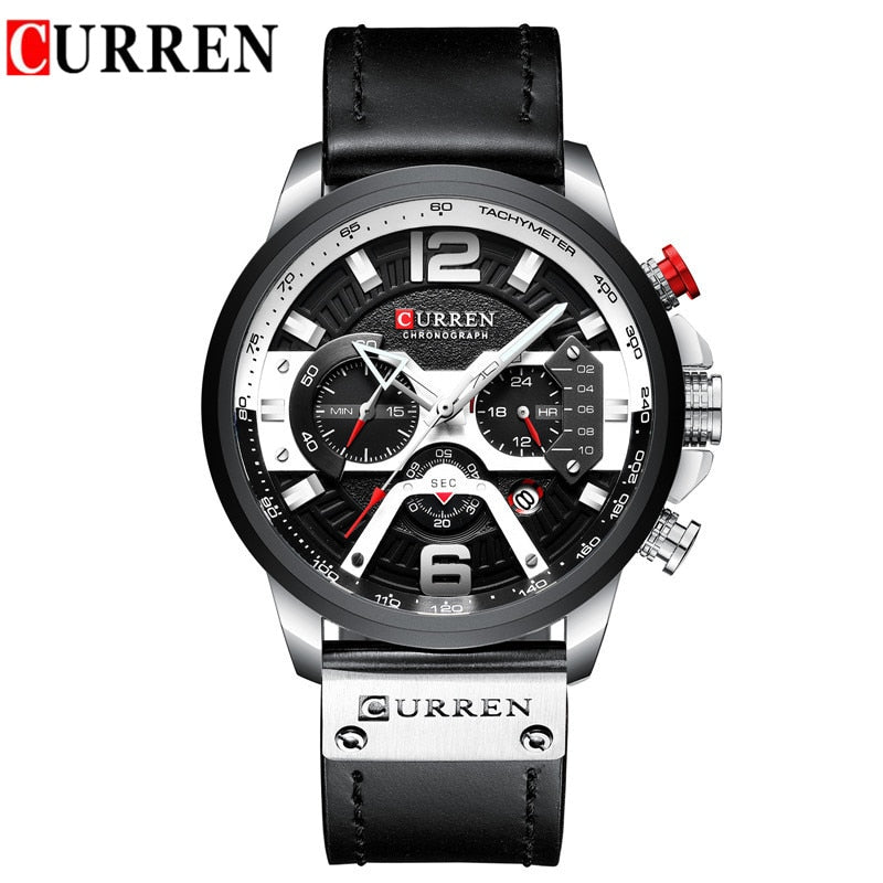 Waterproof Chronograph Sport Military Male Clock