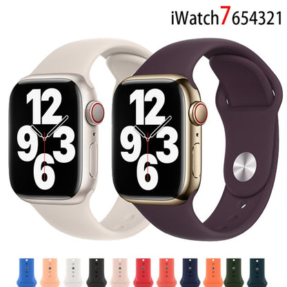 Silicone Strap For Apple Watch band