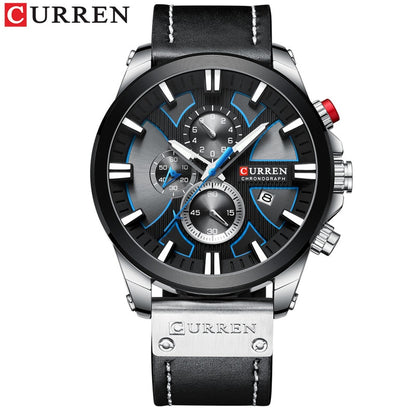 Waterproof Chronograph Sport Military Male Clock