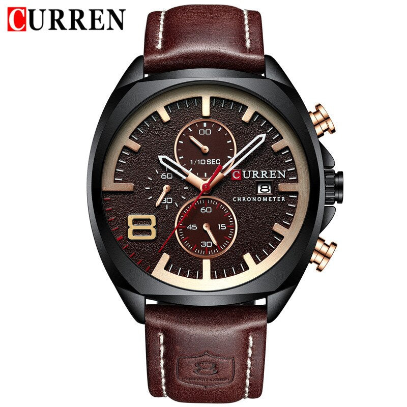 Waterproof Chronograph Sport Military Male Clock