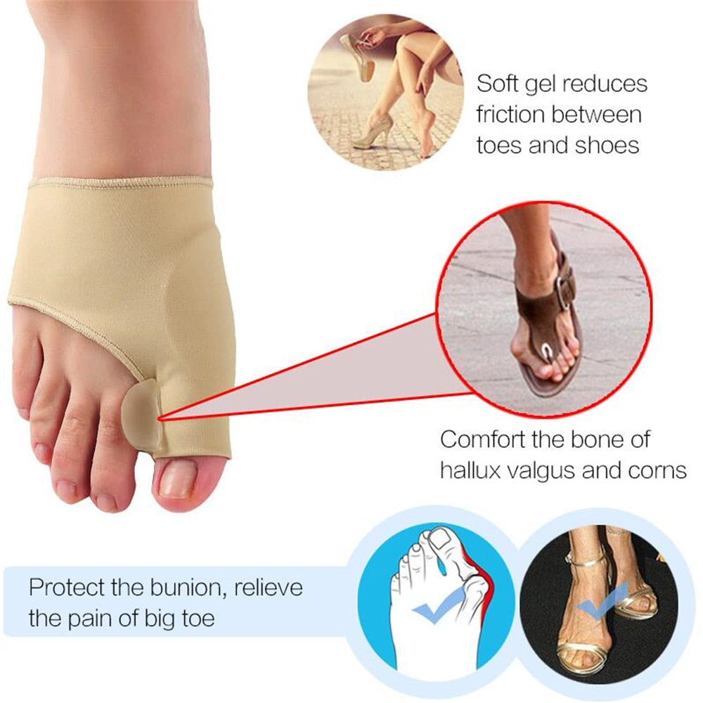 Toe Separator Bunion Corrector Hammer Toe Straightener Foot Pain Relief Orthopedic Pedicure Tools Foot Care