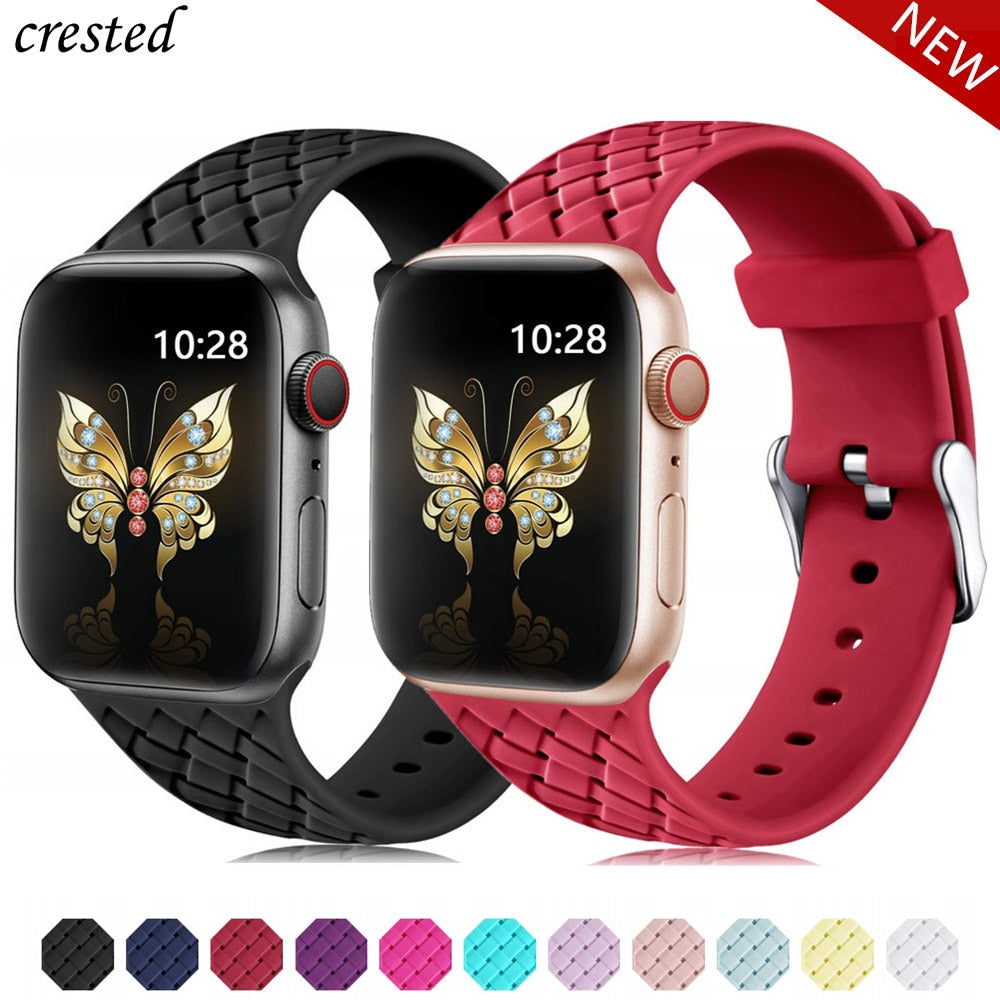 Silicone Strap for Apple watch band