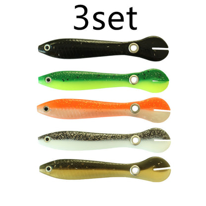 Bounce With Slip Mechanism Artificial Swimming Soft Fishing Bait