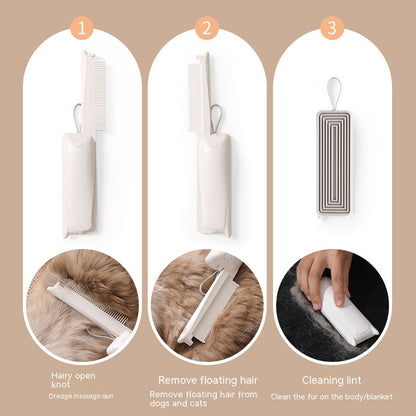 Pet Groomer Pet Hair Removal Brush Cat Grooming Brush