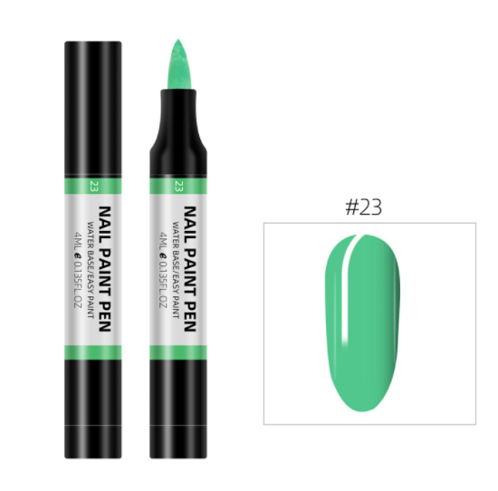 24 Color Nail Polish Painting Pen 3D Painting