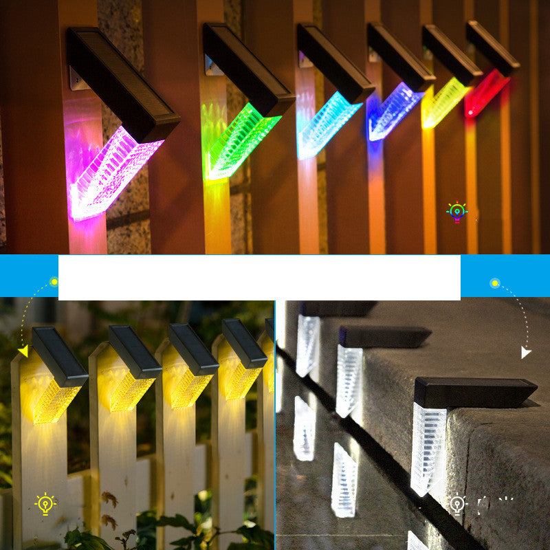 LED Solar Stairs Lights Outdoor Lighting Waterproof