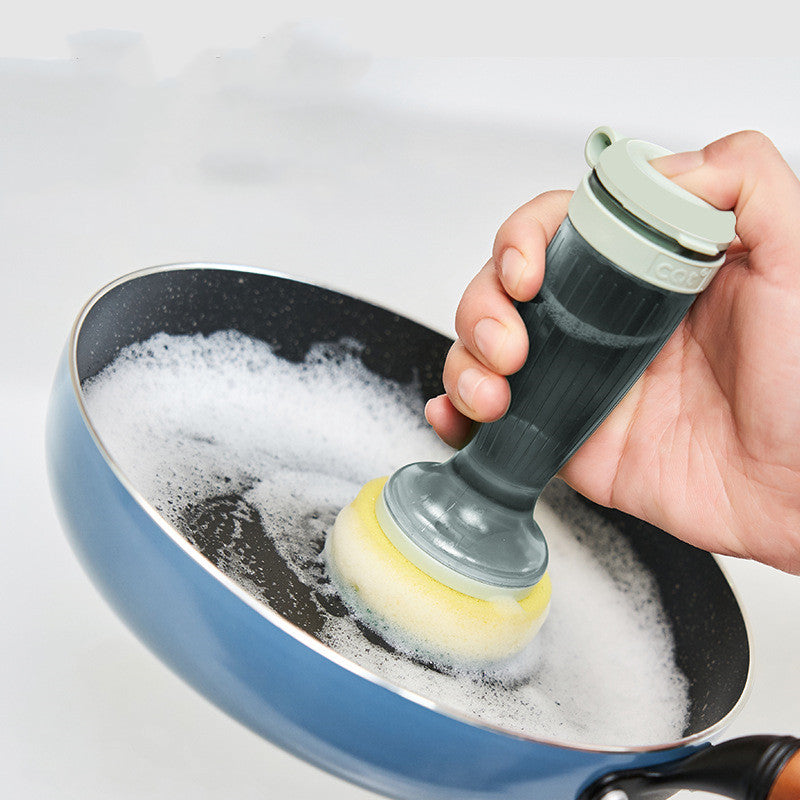 Pot Brush Dish Brush Dish Scrub Brush With Soap Dispenser