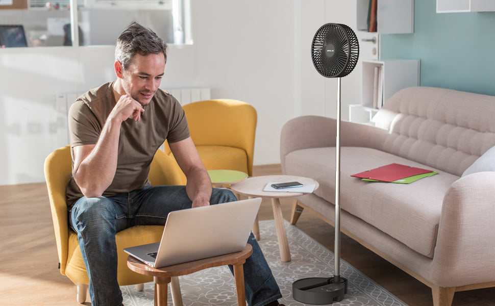 10000mAh Battery Operated Oscillating Fan