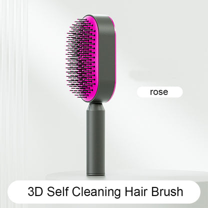 Self Cleaning Hair Brush For Women