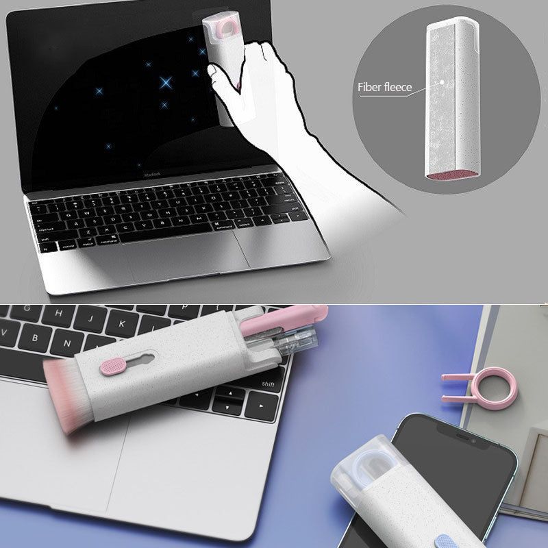 Multifunction 7-in-1 Keyboard Cleaning Bluetooth Headset Dust Brush