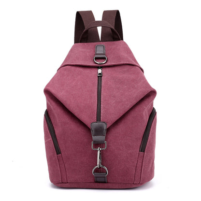 Canvas Backpack Preppy Style School Lady Girl