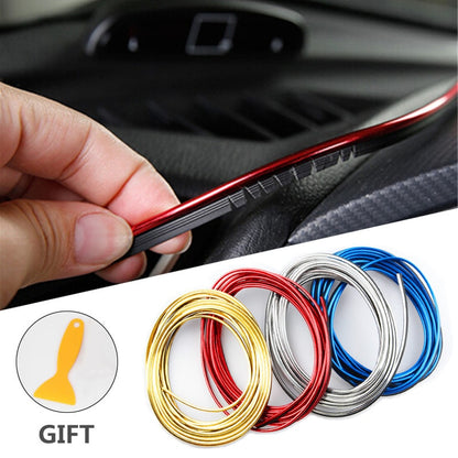 Car Styling Universal DIY Flexible Interior Moulding Trim Strip