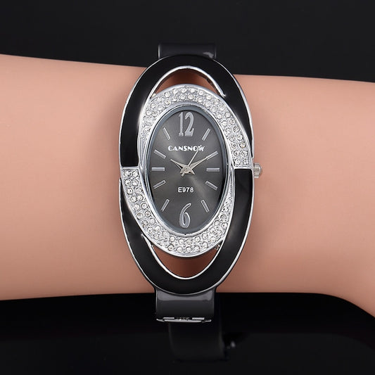 Creative Luxury Rhinestone Bracelet Watch