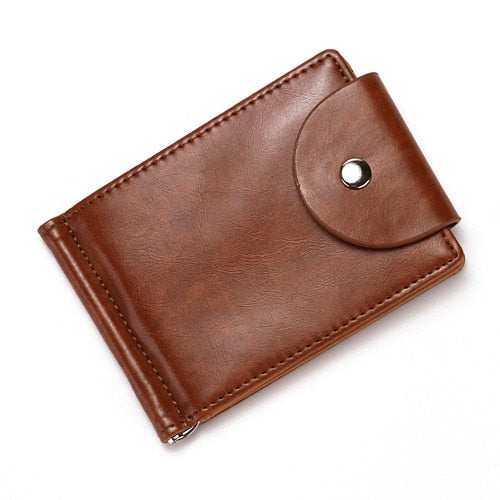 Slim Leather Wallet Coin Bag