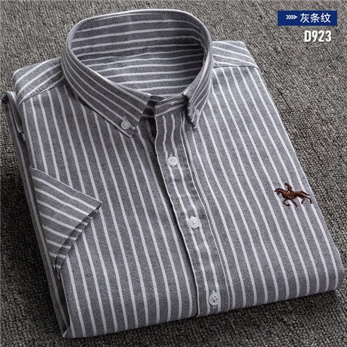 short sleeve cotton oxford soft comfortable