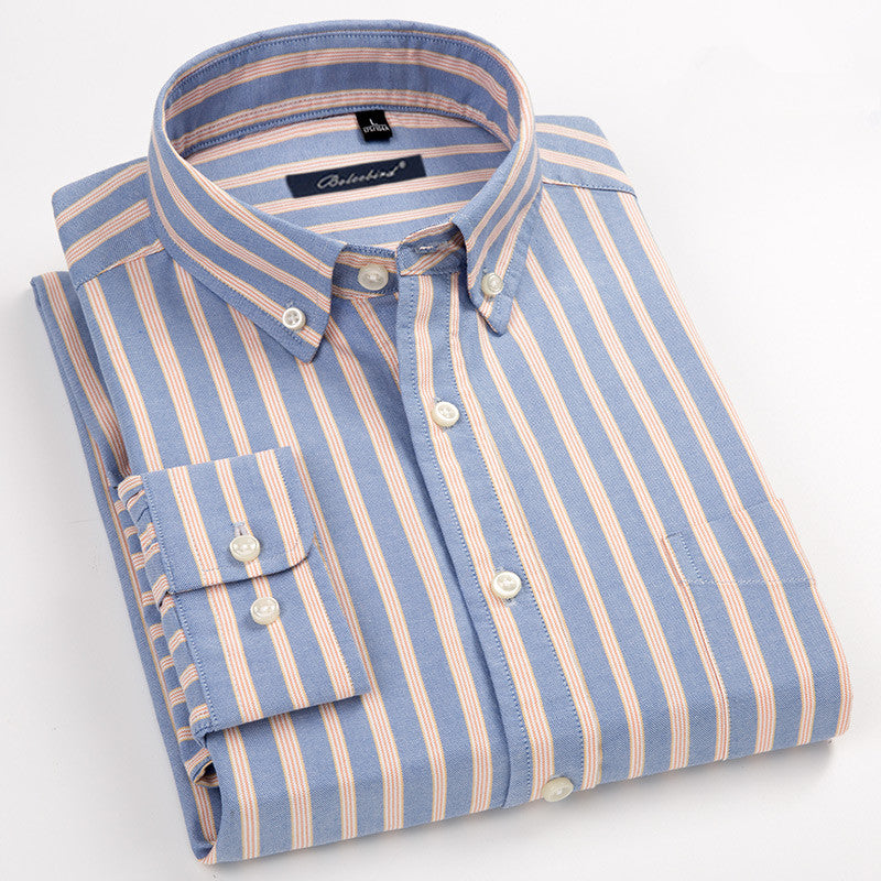 Cotton Oxford Shirts High Quality Striped